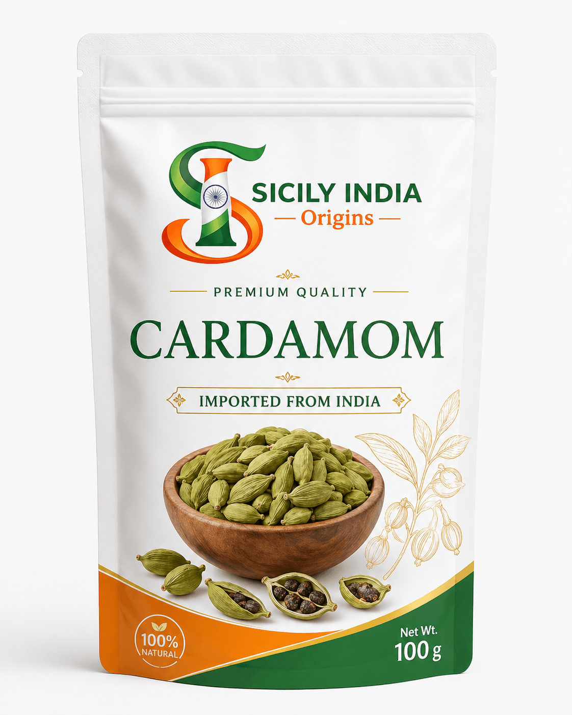 Sicily India, cardamomo 100 g
