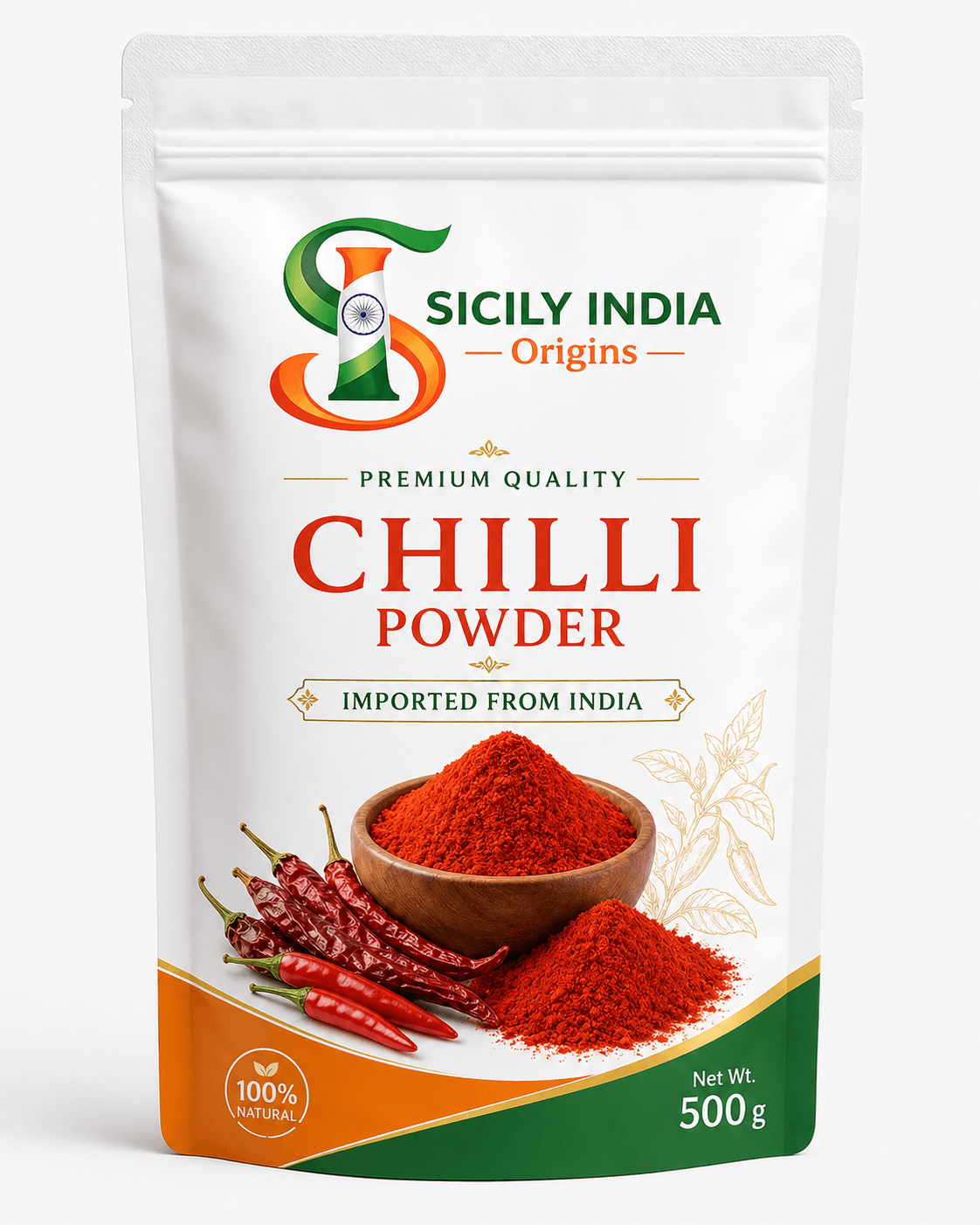 Sicily India, peperoncino in polvere 500 g