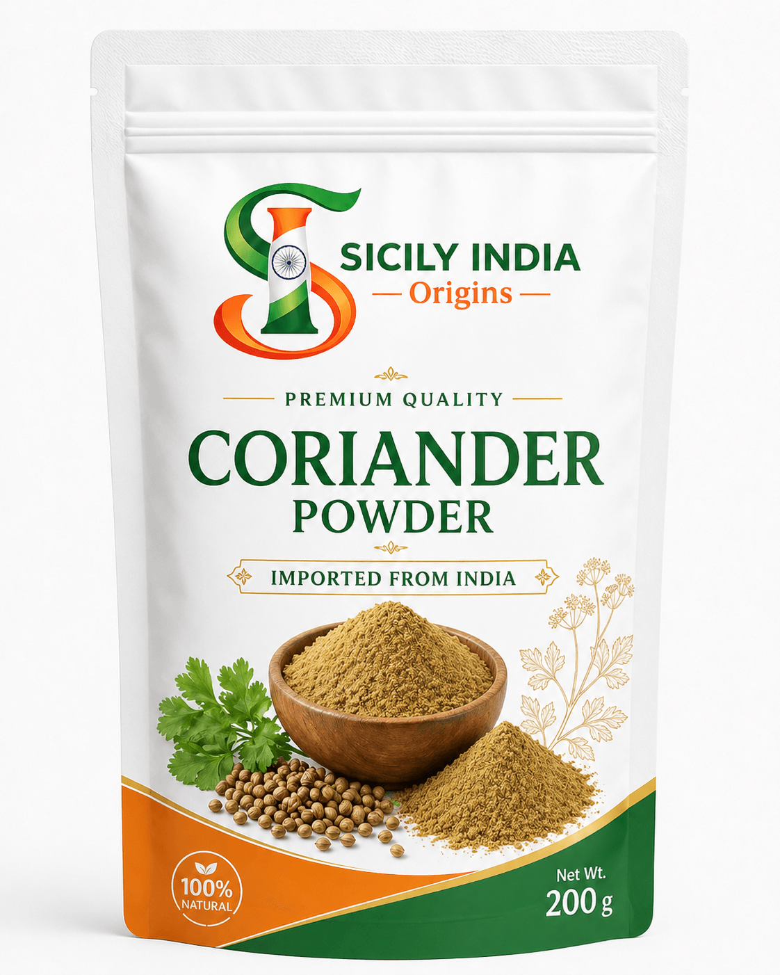 Sicily India, coriandolo in polvere 200 g
