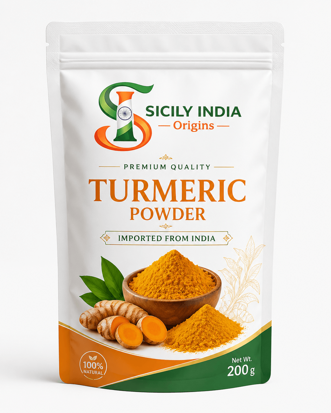 Sicily India, curcuma in polvere 200 g