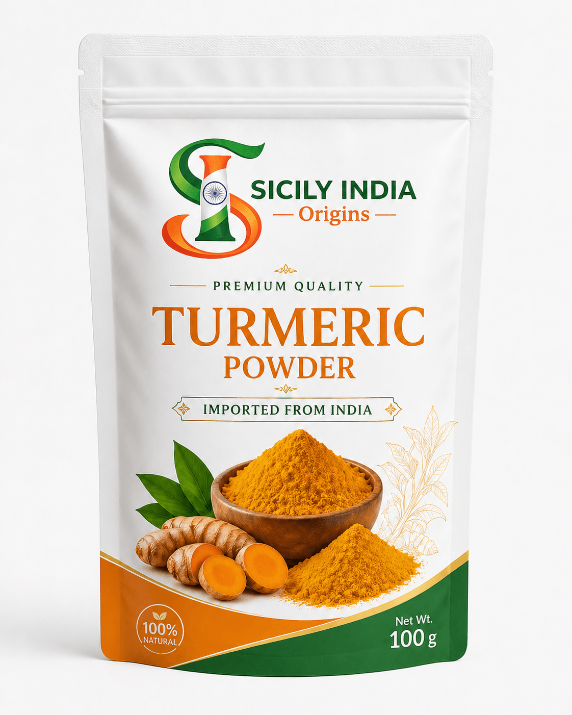 Sicily India, curcuma in polvere 100 g