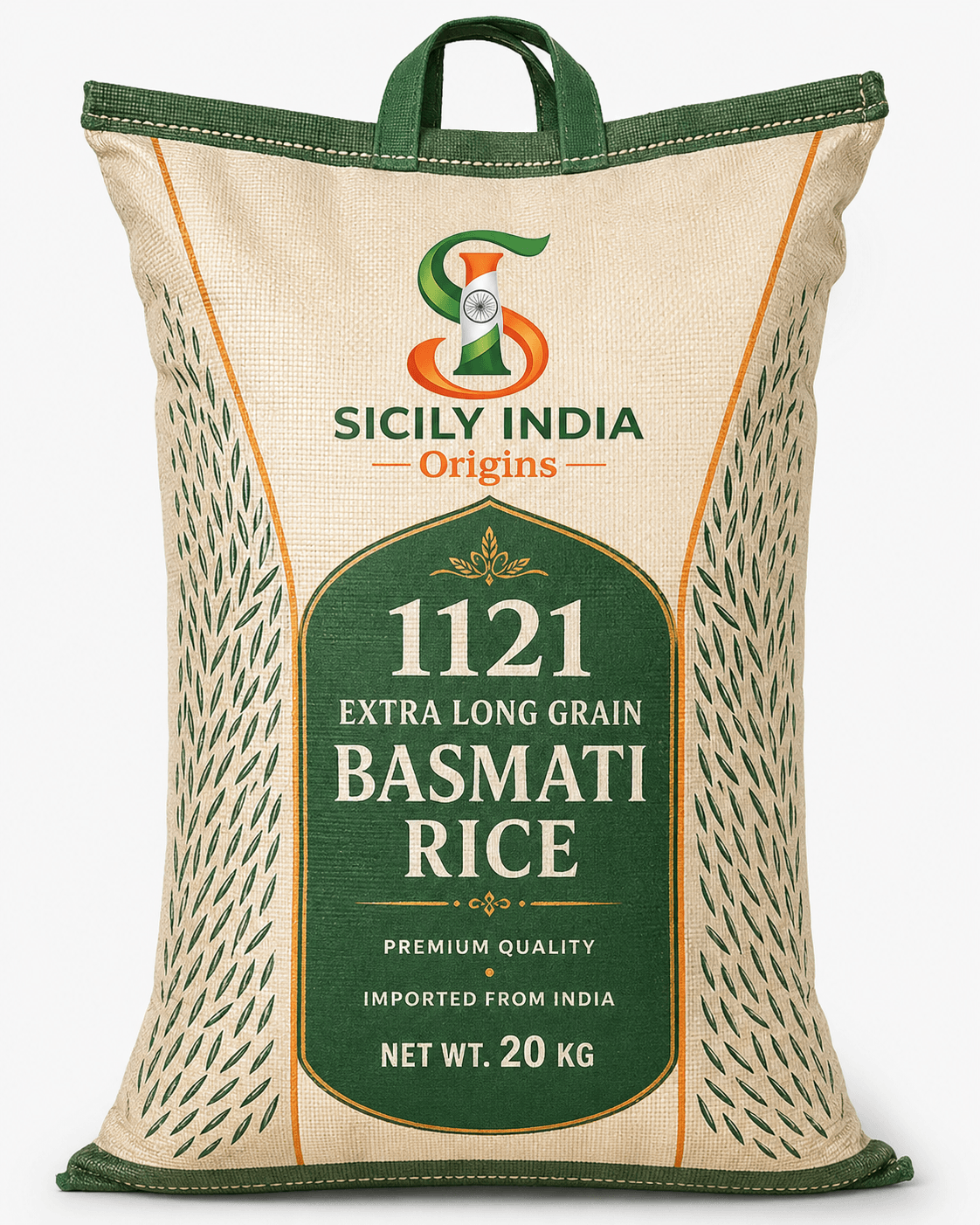 Sicily India, riso Basmati 1121 20 kg
